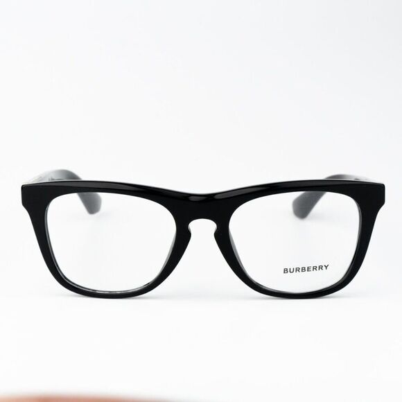 NEW Burberry BE2409 3001 Black Square Unisex Eyeglasses BE 2409 - Picture 1 of 10